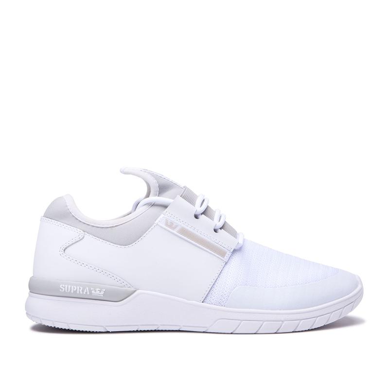 Supra FLOW RUN Sneaker Low Damen Weiß Sale UODQM4073